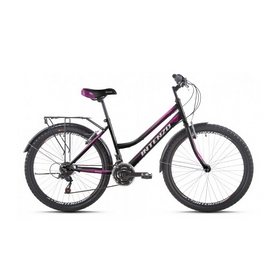 Велосипед городской женский Intenzo Costa - 26", рама - 17", черный матовый (RA-04-510M17-BLK-K-16)