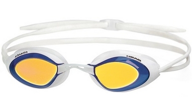 Окуляри для плавання з дзеркальним покриттям Head Stealth LSR + біло-сині