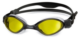 Окуляри для плавання зі стандартним покриттям Head Tiger LSR + чорно-жовті