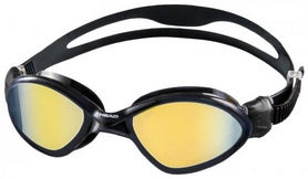 Очки для плавания с зеркальным покрытием Head Tiger Mid черно-дымчатые