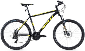 Велосипед горный Spelli SX-2000 Man 2016 - 26", рама - 19", желтый (RA-04-836M19-BLK/YEL-K)