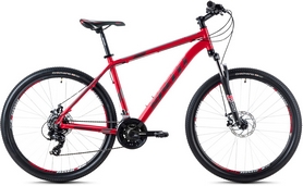 Велосипед горный Spelli SX-2500 650B 2016 - 27,5", рама - 21", красный (RA-04-834M21-RED/SIL-K)