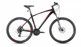 Велосипед горный Spelli SX-3700 650B 2016 - 27,5", рама - 21", черный (RA-04-827M21-BLK-K)