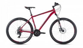Велосипед горный Spelli SX-2500 2016 - 26", рама - 19", красный (RA-04-833M19-RED/SIL-K)
