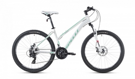 Велосипед кросс-кантри женский Spelli SX-3000 Lady 2016 - 26", рама - 16", бело-зеленый матовый (RA-04-979-WHITE-K)