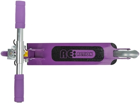 Самокат двухколесный Reaction Folding scooter RSCST100V фиолетовый - Фото №3
