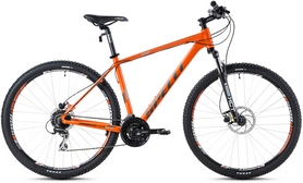 Велосипед горный Spelli SX-5000 2016 - 29", рама - 19", оранжевый (RA04-929M19-ORANG/SIL-K)