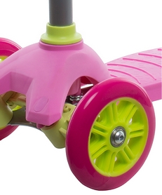 Самокат трехколесный Reaction 3-wheels steel scooter S15-3WXG розовый - Фото №4