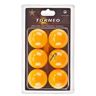 Набор мячей для настольного тенниса Torneo 1-Star TI-BOR200 (6 шт)