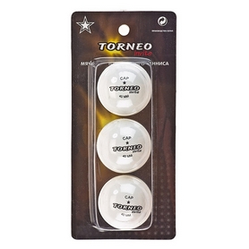 Набор мячей для настольного тенниса Torneo 1-Star TI-BWT100 (3 шт)