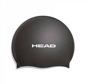 Шапочка для плавания Head Silicone Flat single color pearl black