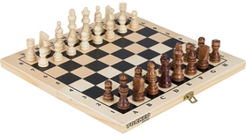 Набор настольных игр 2 в 1 (шахматы и шашки деревянные) Torneo TRN-SH1