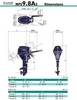 Мотор лодочный четырехтактный Tohatsu MFS9.8A3 EPL - Фото №2