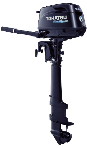 

Мотор лодочный четырехтактный Tohatsu MFS6C SUL Sail Pro, Черный
