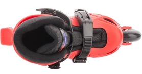 Коньки роликовые + шлем и защита Reaction красный/черный - Фото №5