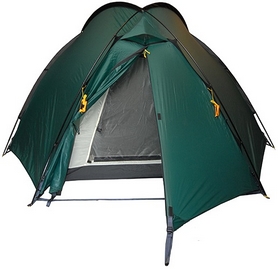 Палатка трехместная Wechsel Halos 3 Zero-G -зеленая + коврик Mola, 3 шт (922077) - Фото №4