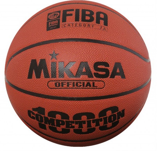 

Мяч баскетбольный Mikasa FIBA Approved BQC1000 (Оригинал) №6, Оранжевый