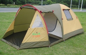 Палатка трехместная GreenCamp Х-1504 - Фото №4