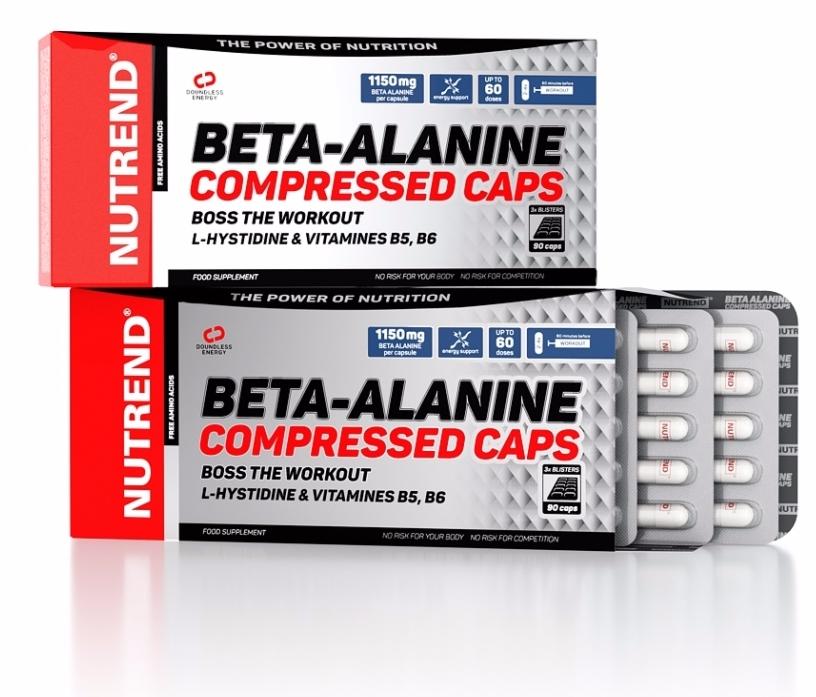 

Добавка пищевая Nutrend Beta-Alanine Compressed Caps 90 caps, Серый