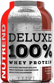 Протеин Nutrend Deluxe 100% Whey 900 г (клубничный чизкейк)