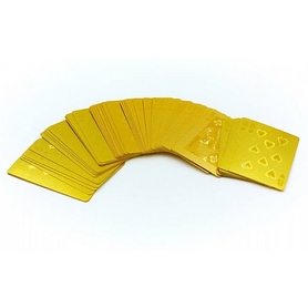 Карти гральні з пластиковим покриттям Gold 100 Dollar IG-4566-G (BR)