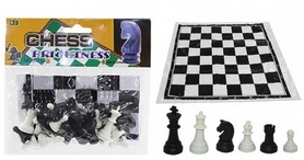 Фигуры для шахмат и игровое полотно IG-3103-Plast-Shahm