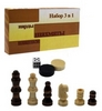Набор настольных игр 3 в 1 (шахматы, шашки, нарды) W7721