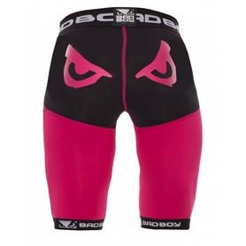Компресійні шорти жіночі Bad Boy Compression Shorts Black / Pink - Фото №2