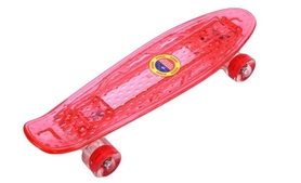Пенни борд Penny Board Luminous PU SK-5357-4 (красный)