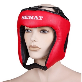 Шлем боксерский Senat красный
