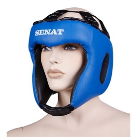 Шлем боксерский Senat синий