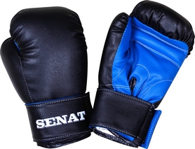 Рукавички боксерські Senat 1550 чорно-сині