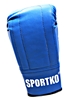 Перчатки снарядные кожвиниловые Sportko PD-3-BL синие