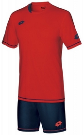 Форма футбольная (шорты, футболка) Lotto Kit Sigma EVO S3705 Flame/Navy