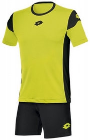 Форма футбольна дитяча Lotto Kit Stars EVO JR R9742 Fluo Yellow / Black