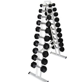 Гантельный ряд Newt Profi от 1 кг до 10 кг со стойкой