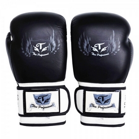 Перчатки боксерские Thai Professional BG5VL TPBG5VL-BK черные - Фото №2