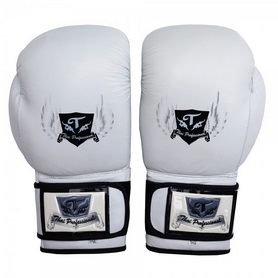 Перчатки боксерские Thai Professional BG5VL TPBG5VL-W белые - Фото №2