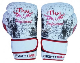 Перчатки боксерские Thai Professional BG1 TPBG1GEL белые