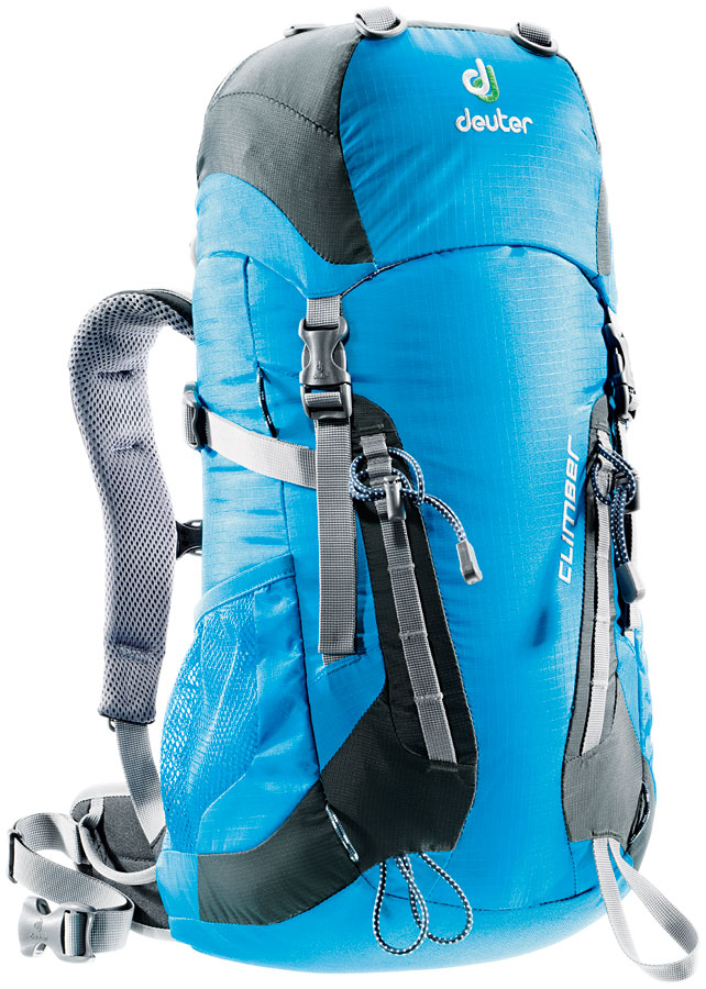 

Рюкзак детский туристический Deuter Climber 22 л turquoise-granite, Синий