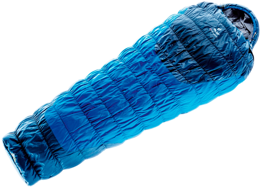 

Мешок спальный (спальник) Deuter Exosphere +2° L cobalt-steel правый