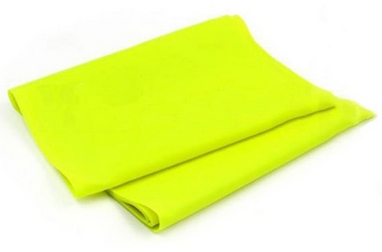 Лента эластичная для пилатеса Pro Supra (р-р 1,5 м x 15 см x 0,35 мм) желтая