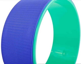 Колесо-кольцо для йоги Pro Supra FI-5110 Yoga Wheel зеленый-фиолетовый - Фото №3