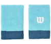 Повязка на кисть (напульсник) Wilson Extra Wide Wristband Water/Blue SS16