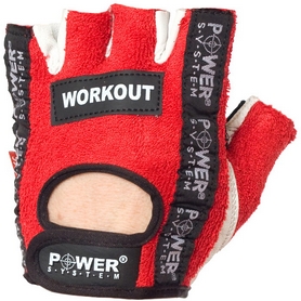 Перчатки для фитнеса Power System Workout PS-2200 Red