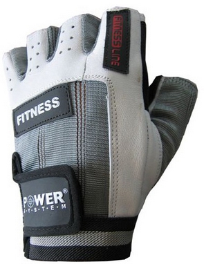 Перчатки для фитнеса Power System Fitness PS-2300 Grey-White