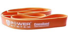 Резинка для подтягиваний (лента сопротивления) Power System Cross Band Level 2 Orange