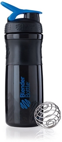 Шейкер BlenderBottle SportMixer 820 мл с шариком Black/Blue