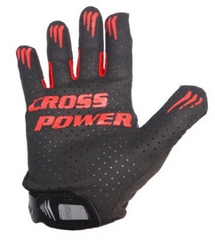 Перчатки спортивные Power System Cross Power Black-Red - Фото №2