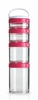 Контейнер для спортивного питания BlenderBottle GoStak Starter 4 Pak Original 350 мл розовый